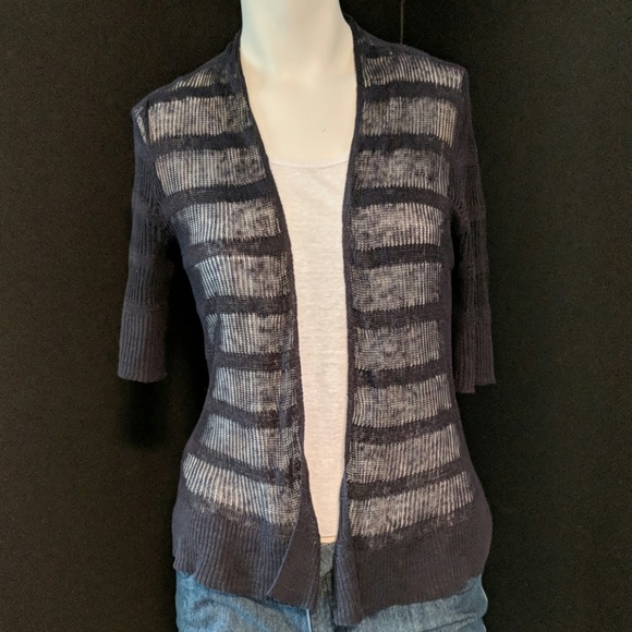 Eileen Fisher Sweaters - Eileen Fisher Navy cardigan sz PP